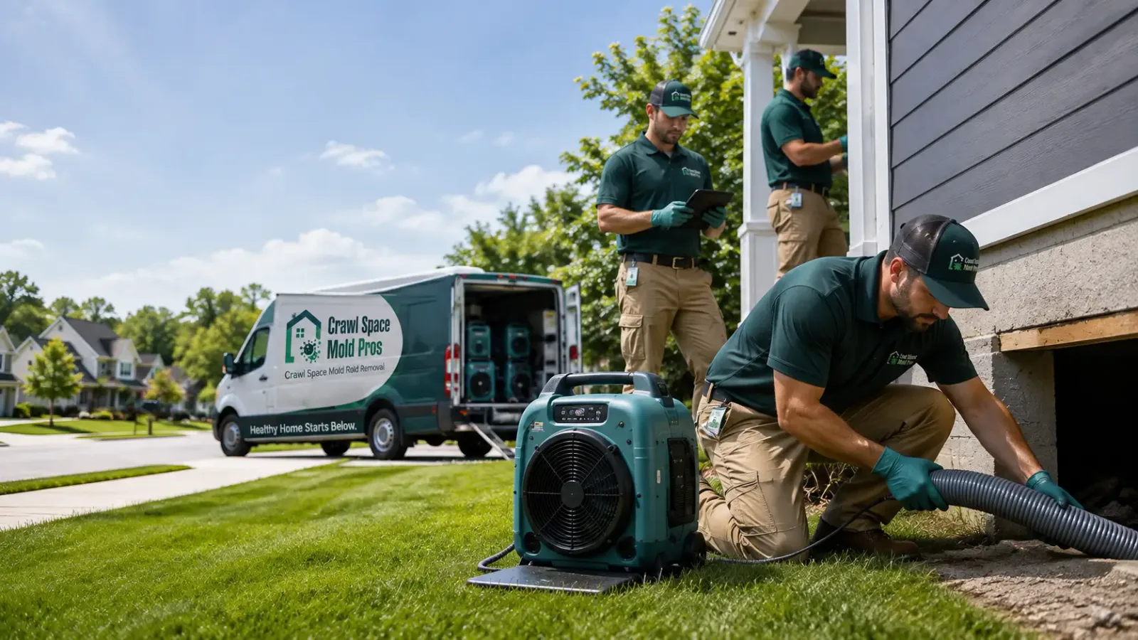 Crawl Space Mold Removal in Lakemore, OH